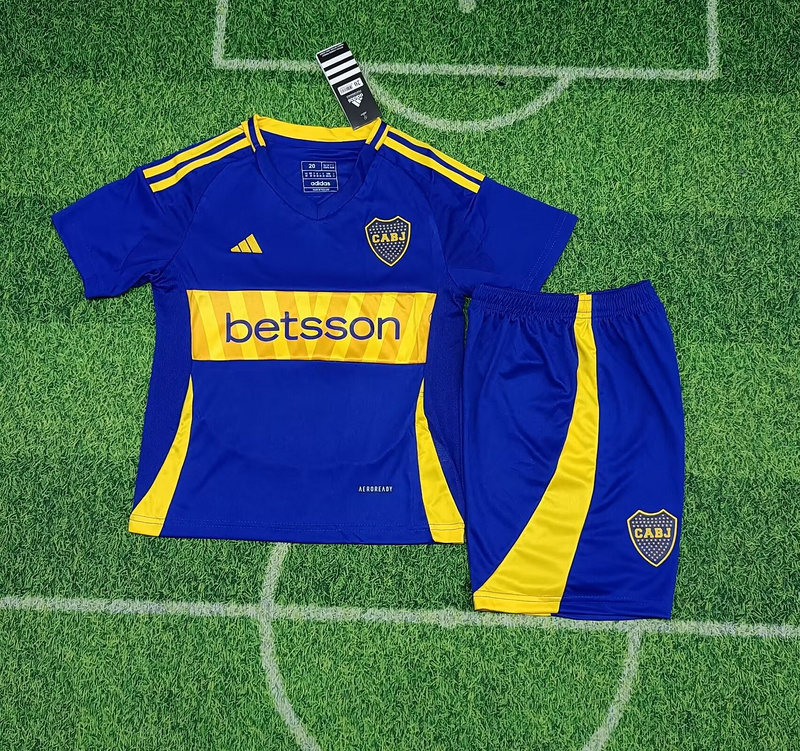 Kids-Boca juniors 24/25 Home Soccer Jersey